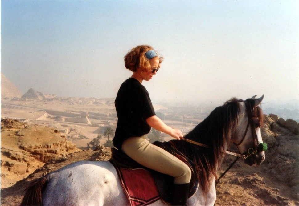 Unknown Anoush horseback Pyramids 1988